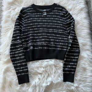 Lurking Class cropped barbed wire sweater.